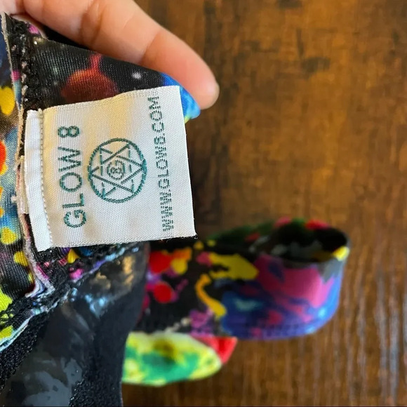 Glow8 multi color cute sports bra - Picture 8 of 15